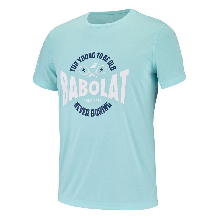 Babolat Exercise Graphic Tee Angel Blue